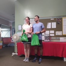 Mixed Doubles Competitive - 3rd Place 
Sunil & Rebecca