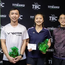 Mixed Doubles Runners Up: Ben Yu / Nikki Song